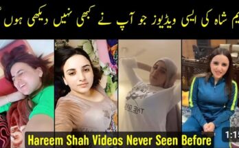 Another Leaked Video of Hareem Shah Goes Viral: Privacy Concerns Rise